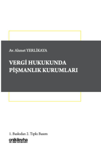 Vergi Hukukunda Pişmanlık Kurumları