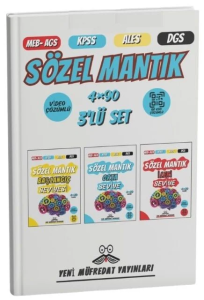 Yeni Müfredat Yayınları 2025 MEB AGS KPSS ALES DGS Sözel Mantık Başlangıç Orta İleri Seviye 4x90 Tamamı Video Çözümlü Deneme Sınavı