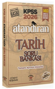 Atandıran 2026 KPSS Tarih Soru Bankası Çözümlü