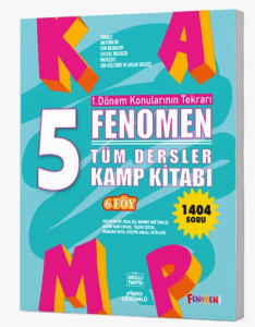 Fenomen Okul Yayınları 5. Sınıf Tüm Dersler Kamp Kitabı