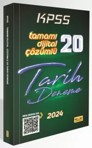 Makro Kitap 2024 KPSS Tarih 20 Deneme Dijital Çözümlü
