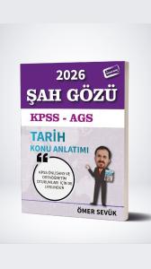 Ömer Sevük Şah Gözü KPSS AGS  Tarih Konu Anlatımı