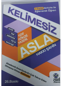 YDS YÖKDİL YKSDİL Overdose Vocabulary Kelimesiz Asla