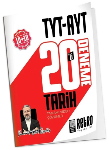 Retro Yayıncılık TYT AYT Tarih 10+10 Deneme Çözümlü