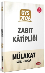 Data Yayınları 2026 Zabıt Katipliği Mülakat Soru - Cevap