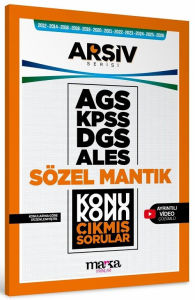 Marka Yayınları KPSS MEB-AGS DGS ALES Sözel Mantık Çıkmış Sorular Konu Konu Çözümlü Arşiv Serisi