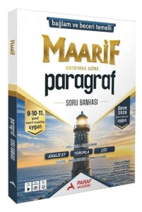 Paraf Akademi 2028 9. 10. ve 11. Sınıf Paragraf Maarif Soru Bankası