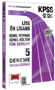 Yargı Yayınları 2026 KPSS GK-GY Lise Ön Lisans Tüm Dersler Tamamı Çözümlü 5 Deneme