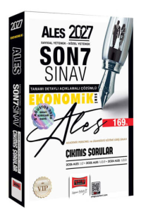 Yargı Yayınları 2027 ALES Sayısal-Sözel Yetenek Son 7 Sınav Çıkmış Sorular 2 Ağustos Sınav Soruları Dahil (Ekonomik Seri)