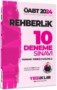 KELEPİR Yediiklim Yayınları 2024 ÖABT Rehberlik Tamamı Video Çözümlü 10 Deneme Sınavı