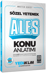 Yediiklim Yayınları 2025 ALES Sözel Yetenek Master Serisi Konu Anlatımı