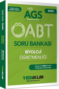 Yediiklim Yayınları 2025 MEB AGS ÖABT Biyoloji Öğretmenliği Soru Bankası