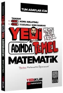 Yediiklim Yayınları KPSS-ALES-DGS Yedi Adımda Temel Matematik Video Konu Anlatımlı Video Çözümlü Soru Bankası