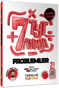 Yediiklim Yayınları 2025 Yedi Adımda Temelden Zirveye TYT Problemler Video Konu Anlatımlı Video Çözümlü Soru Bankası
