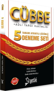 Yetki Yayınları 2025 Adli Yargı Hakimlik CÜBBE 5 Deneme Çözümlü