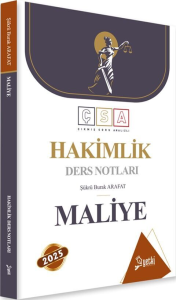 Yetki Yayınları 2025 Hakimlik Maliye Ders Notları