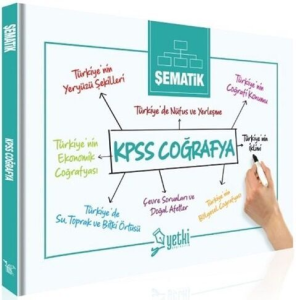 Yetki Yayınları KPSS Şematik Coğrafya