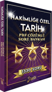 Yetki Yayınları Hakimliğe Özel Tarih Soru Bankası