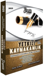 Yetki Yayınları 2025 Kaymakamlık Yetkili Soru Bankası Çözümlü