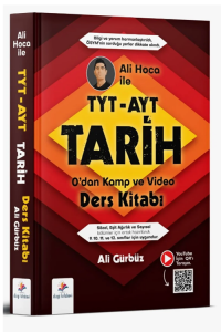 Dizgi Kitap Ali Hoca ile TYT AYT Tarih Sıfırdan Kamp ve Video Ders Kitabı
