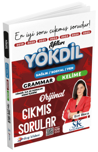 Dizgi Kitap Yayınları YÖKDİL İngilizce Grammar-Kelime Orijinal Çıkmış Sorular Son 7 Yıl Çözümlü