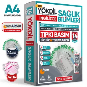 İnformal Yayınları 2026 İngilizce Yökdil Sağlık Bilimleri Tıpkı Basım 14 lü Deneme