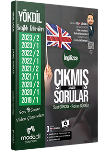 Modadil Yayınları YÖKDİL Sağlık Bilimleri Çıkmış Sorular Tamamı Video Çözümlü