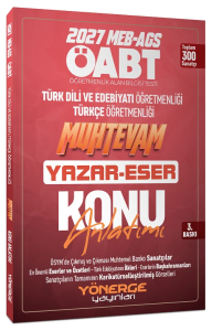 Yönerge Yayınları 2027 ÖABT MEB-AGS Türkçe-Türk Dili Edebiyatı Muhtevam Yazar Eser Konu Anlatımı