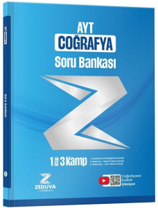 Zeduva Yayınları Coğrafyanın Kodları AYT Coğrafya 1 Kitap 3 Kamp Soru Bankası