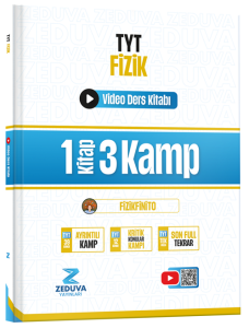 Zeduva Yayınları Fizikfinito TYT Fizik 1 Kitap 3 Kamp Video Ders Kitabı