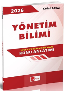 Akfon Yayınları 2026 KPSS A Grubu Yönetim Bilimi Konu Anlatımı