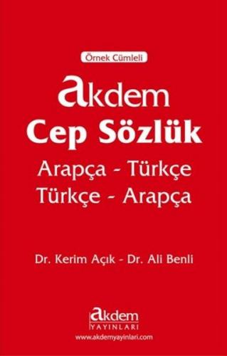 Akdem Cep Sözlük Arapça-Türkçe / Türkçe-Arapça Ali Benli