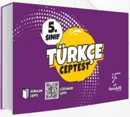 Karekök Yayınları 5. Sınıf Türkçe Cep Test Komisyon
