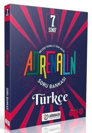 Adrenalin Yayınları 7. Sınıf Türkçe Soru Bankası Komisyon