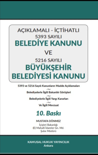 Hukuk Kitapları,İdare Hukuku, - Kamusal Hukuk Yayınları - Belediye Kan