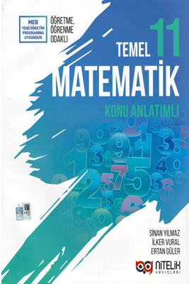 Nitelik Yayınları 11.Sınıf Temel Düzey Matematik Konu Anlatımlı Ertan 