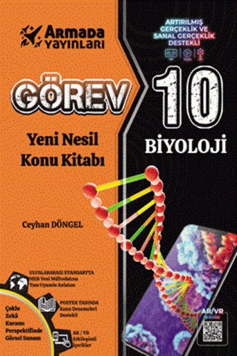 Armada Yayınları 10. Sınıf Görev Biyoloji Yeni Nesil Konu Kitabı Ceyha