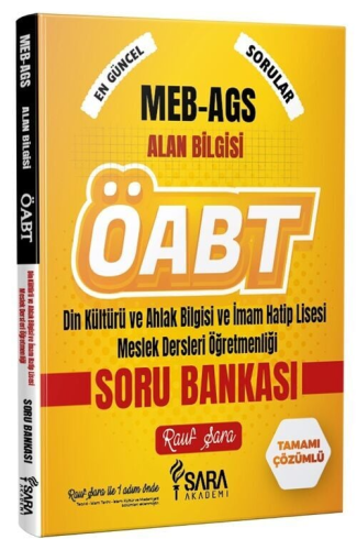 MEB-AGS ÖABT Kitapları,Soru Bankası, - Şara Akademi - Şara Akademi MEB
