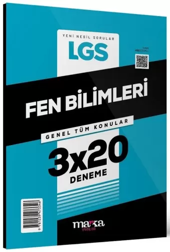 Marka Yayınları 2024 8. Sınıf LGS Fen Bilimleri 3x20 Deneme Komisyon