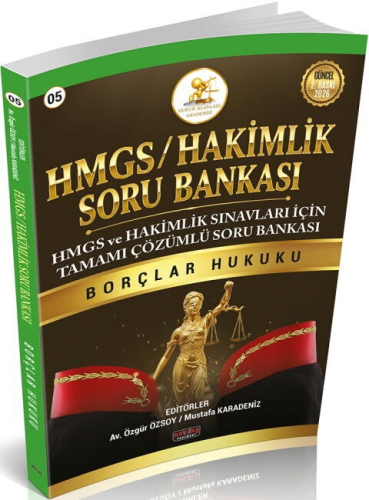 Savaş Yayınları 2026 HUKAL HMGS-HAKİMLİK Borçlar Hukuk Soru Bankası