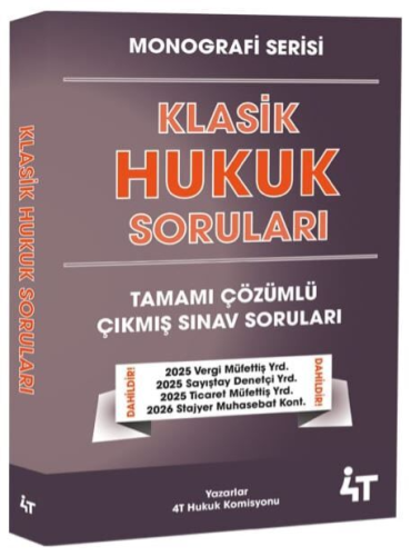 KPSS A Kitapları,Çıkmış Sorular, - 4T Yayınları - 4T Yayınları Monogra