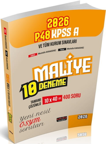 KPSS A Kitapları,Deneme Sınavları, - Savaş Yayınevi - Savaş Yayınları 