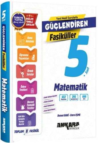 Ankara Yayıncılık 5. Sınıf Matematik Güçlendiren Fasiküller