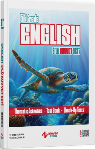 İşleyen Zeka Yayınları 5. Sınıf İngilizce 3'lü Kuvvet Serisi Seti