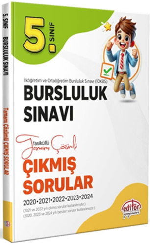 5-8. Sınıf Kitapları - Editör Yayınları 5. Sınıf Bursluluk Sınavı Çözü