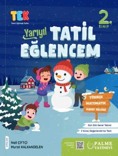 Palme Yayınları 2. Sınıf Tek Yarıyıl Tatil Eğlencem