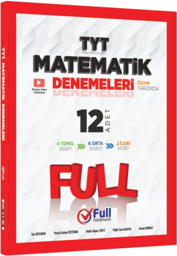Full Matematik Yayınları TYT Matematik 12'li Deneme
