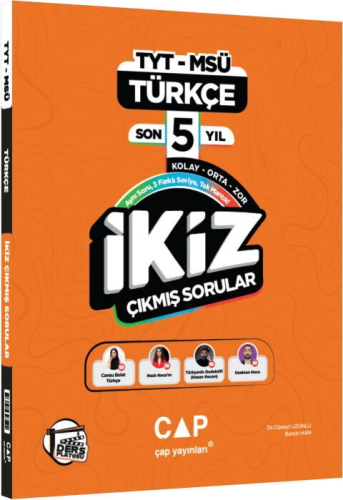- Set Yayınları - Çap Yayınları TYT MSÜ Türkçe Ders Platosu Son 5 Yıl 