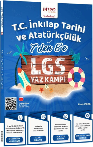 İntro Yayınları 7 den 8 e LGS İnkılap Tarihi Yaz Kampı