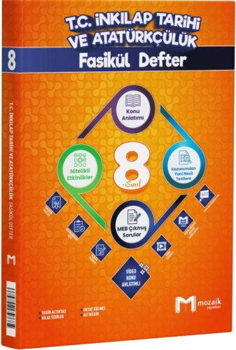 - Mozaik Yayınları 8. Sınıf İnkılap Tarihi ve Atatürkçülük Fasikül Def